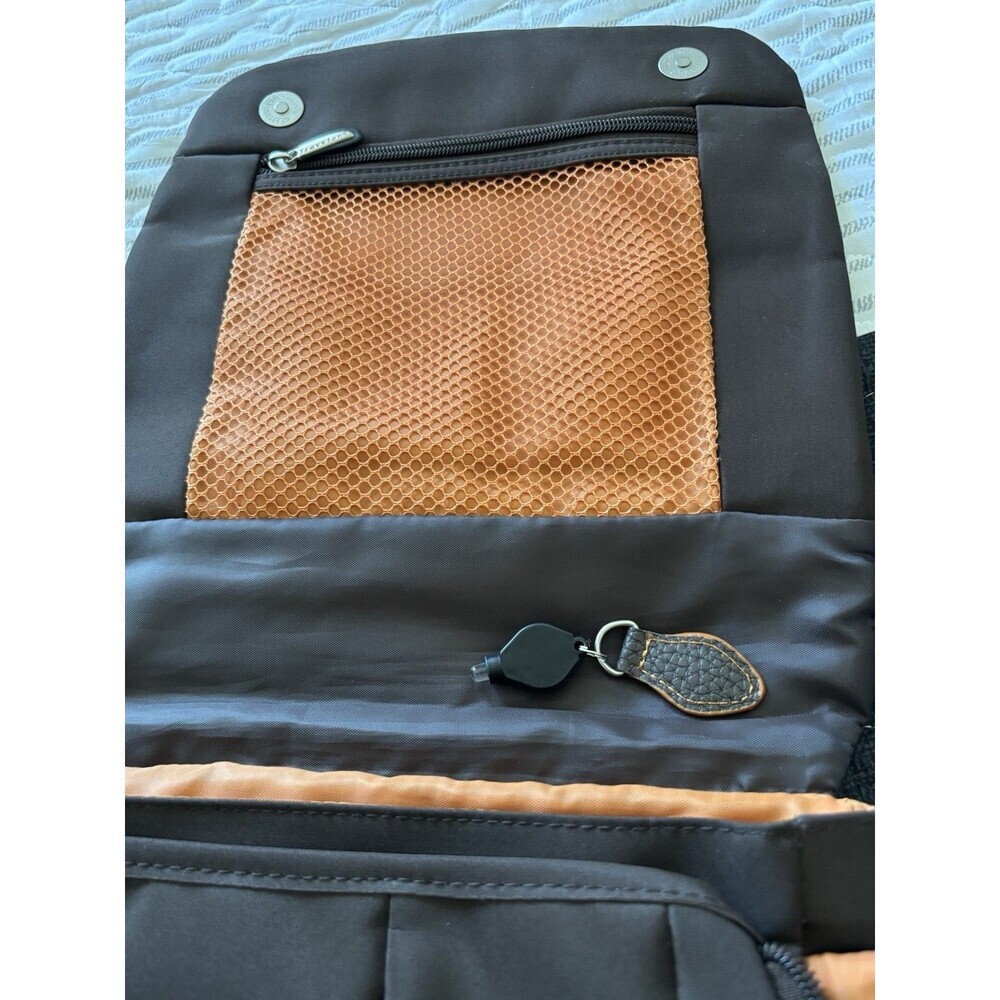 Brown Anti-Theft Travelon Crossbody Bag Purse Handbag Travel Bag 2 Piece - Picture 11 of 15